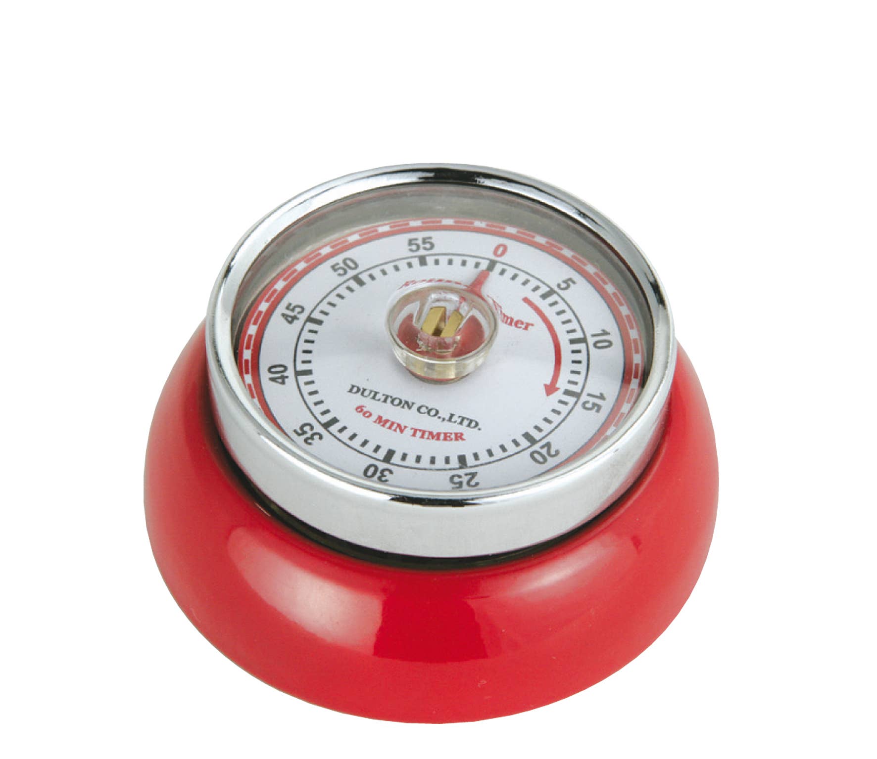 Frieling USA - Wholesale Timer - "Retro" Kitchen Timer, Red, 2.75” x 1.25"1