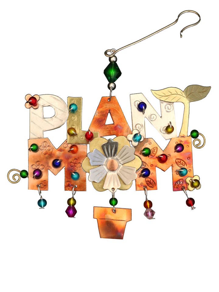 Plant Mom Ornament for wholesale by Pilgrim Imports