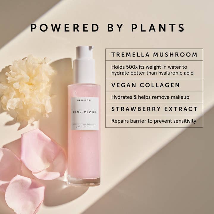 Herbivore Botanicals - Wholesale Facial Cleanser - PINK CLOUD Rosewater + Tremella Creamy Jelly Cleanser4