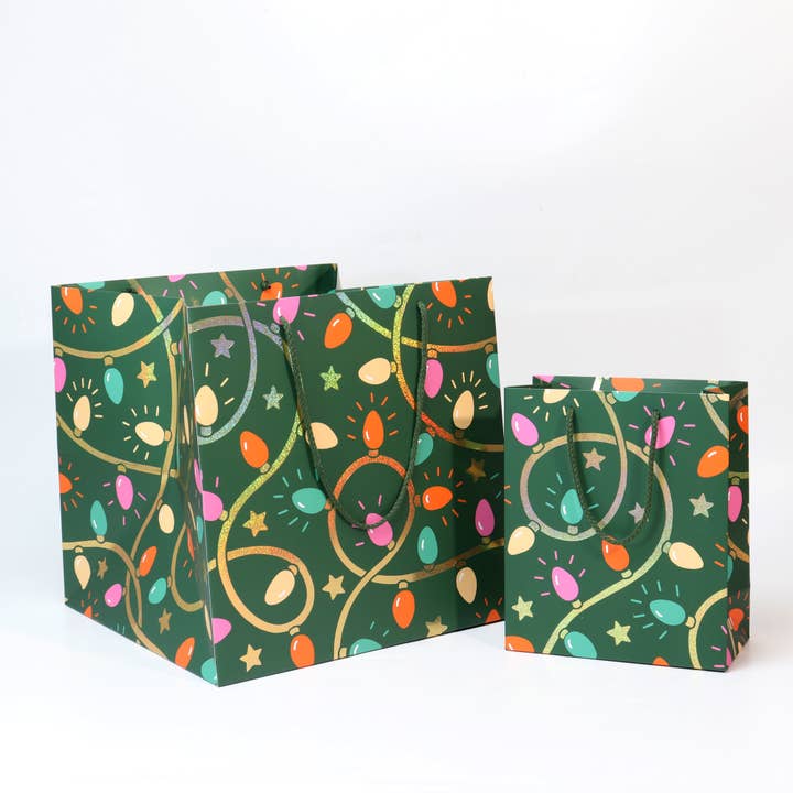 The Social Type - Wholesale Gift Bag - Holiday Bulbs Gift Bag 1