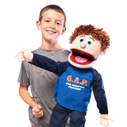 Silly Puppets - Wholesale Puppet - Kids & Baby - Silly Puppets Christian Boy G.A.P. God Answers Prayers (25")