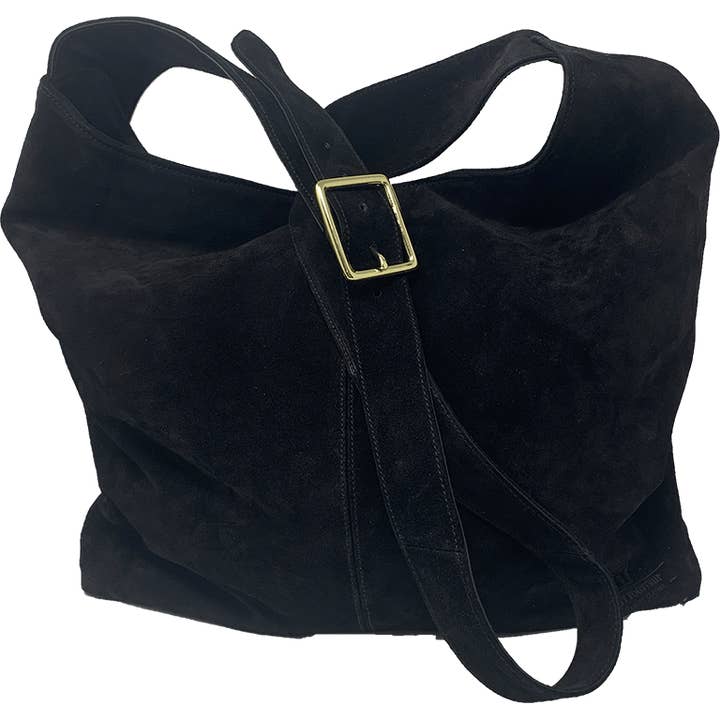 By Fogstrup – Großhandel Schultertasche – Damen – Extra große Wildledertasche