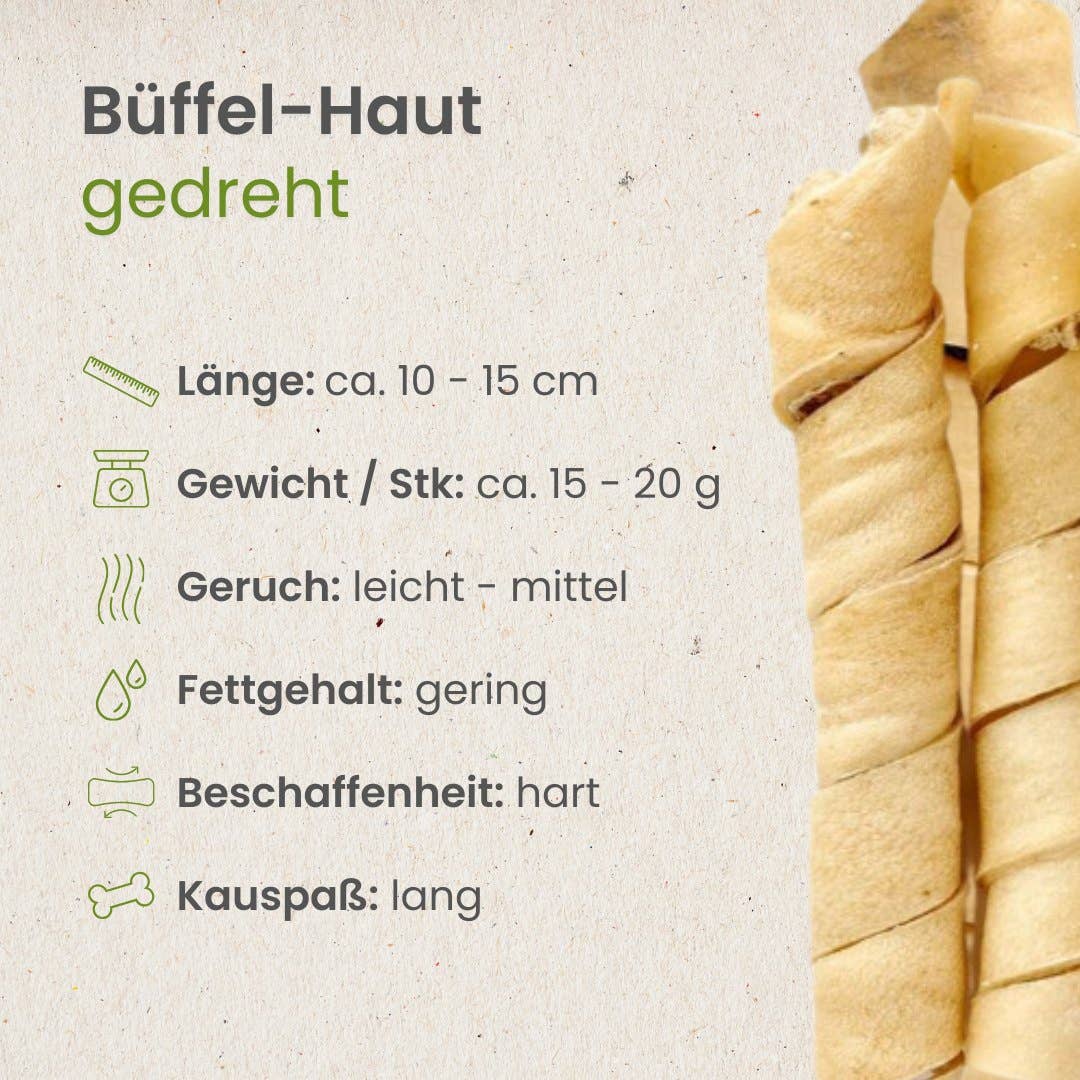 Kauartikel.com GmbH - Wholesale Pet Bone/Rawhide - Dog - buffalo skin, twisted2