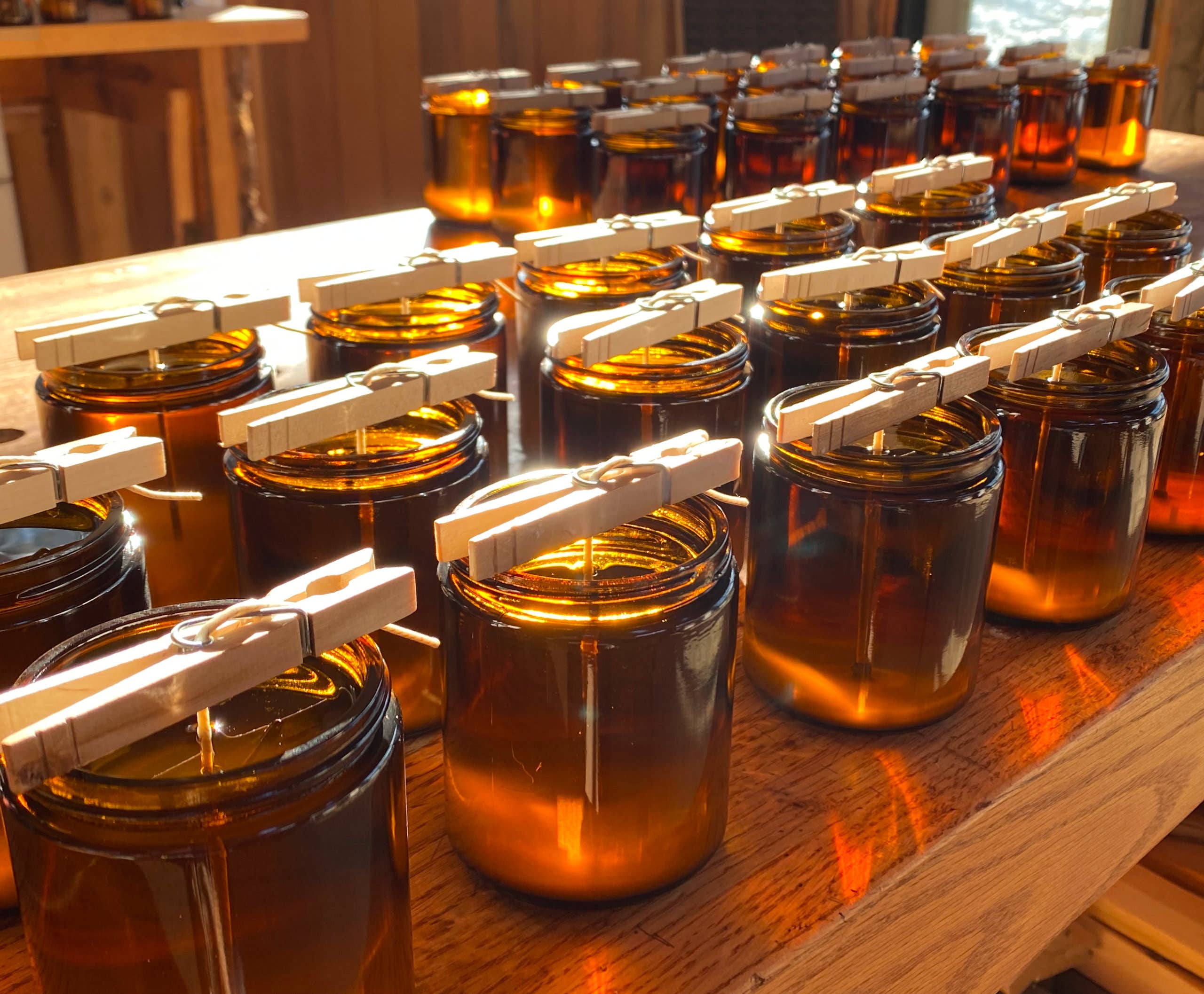 Splash N Go Farm - Wholesale Jar/Filled Candle - Colorado Pine - 8 oz Soy Candle6