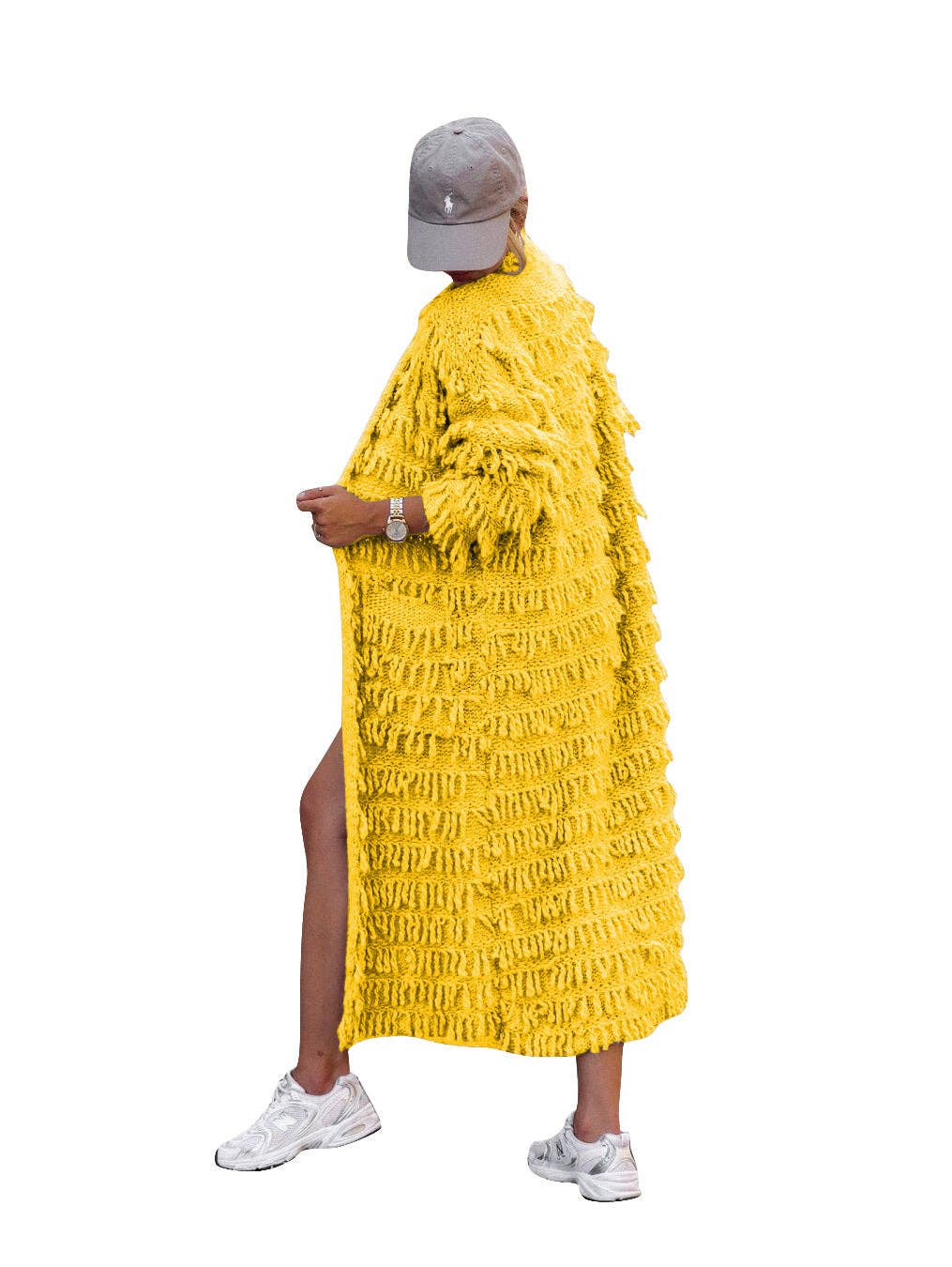 MB Fashion Wholesale - Wholesale Cardigan - Women's - MB FASHION  Long Fringe Textured Open-Front Cardigan 1282LY8