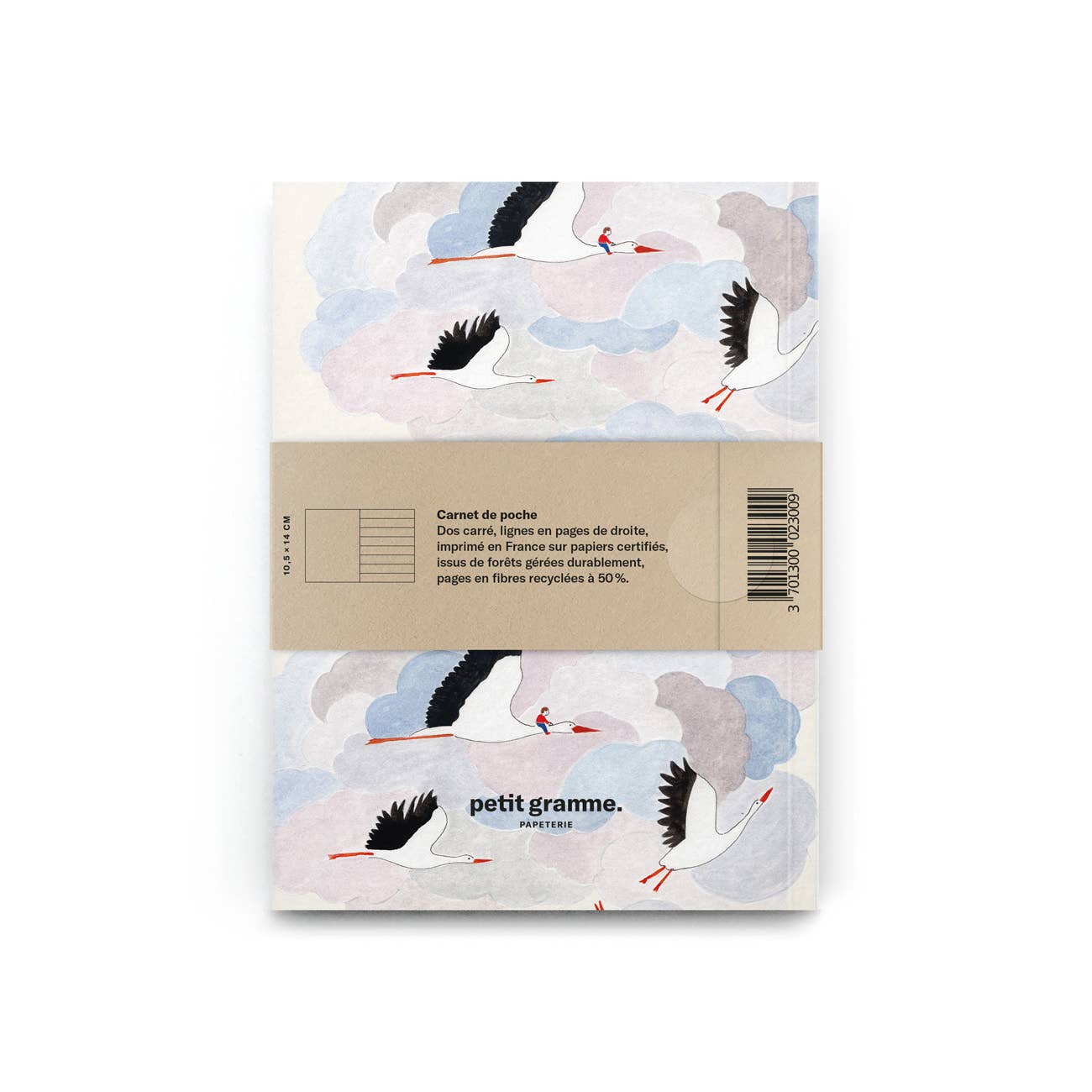 Petit Gramme - Wholesale Notebook - Stork Pocket Notebook1