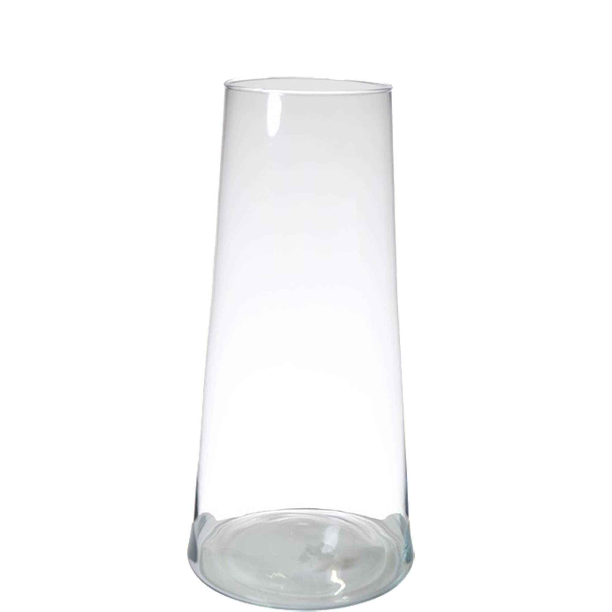 Vosteen - Wholesale Vase - Donna glass trapezoidal vase, D18cm, H35cm, clear0