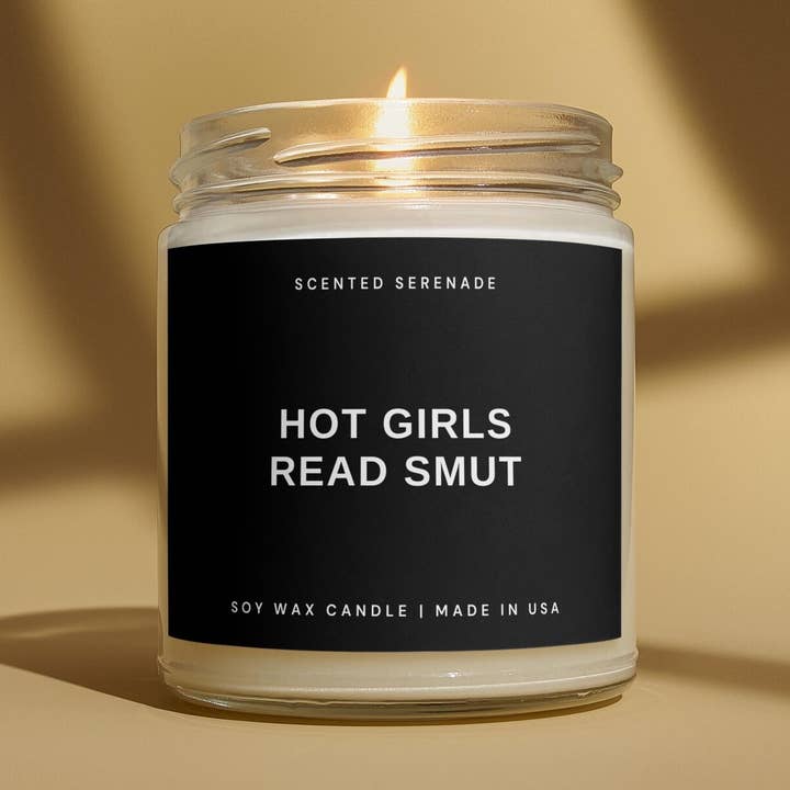 Hot Girls Read Smut Candle, Bookish Gifts (Copy) for wholesale by Scented Serenade