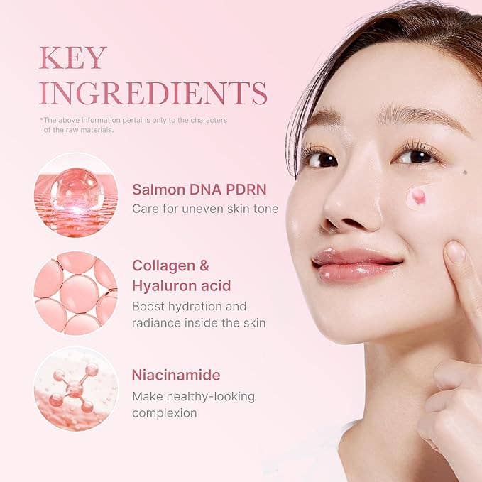 Glowiss - Wholesale Facial Moisturizer - MEDICUBE Salmon DNA PDRN Pink Collagen Capsule Cream 55g 1.94 oz