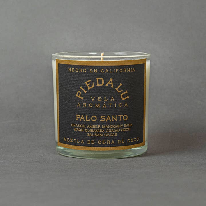 7oz Palo Santo - Earthy Purifying Filled Jar Candle for wholesale by PIEDALU VELA AROMÁTICA