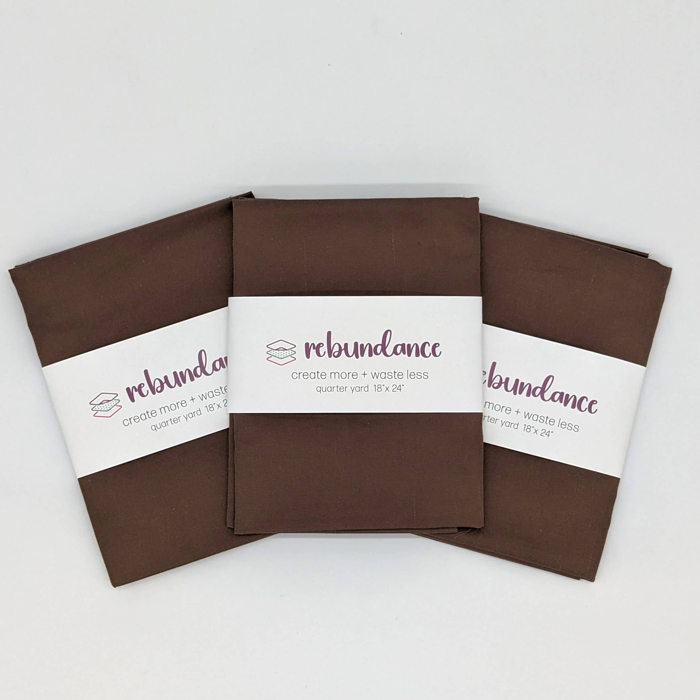 Rebundance LLC - Wholesale Fabric - Quarter Yard Fabric - Autumn Solids - Upcycled - Case of 129