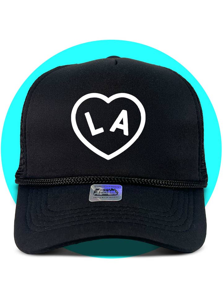 Love LA Trucker Hat for wholesale by Trash Flowers Trucker Hats
