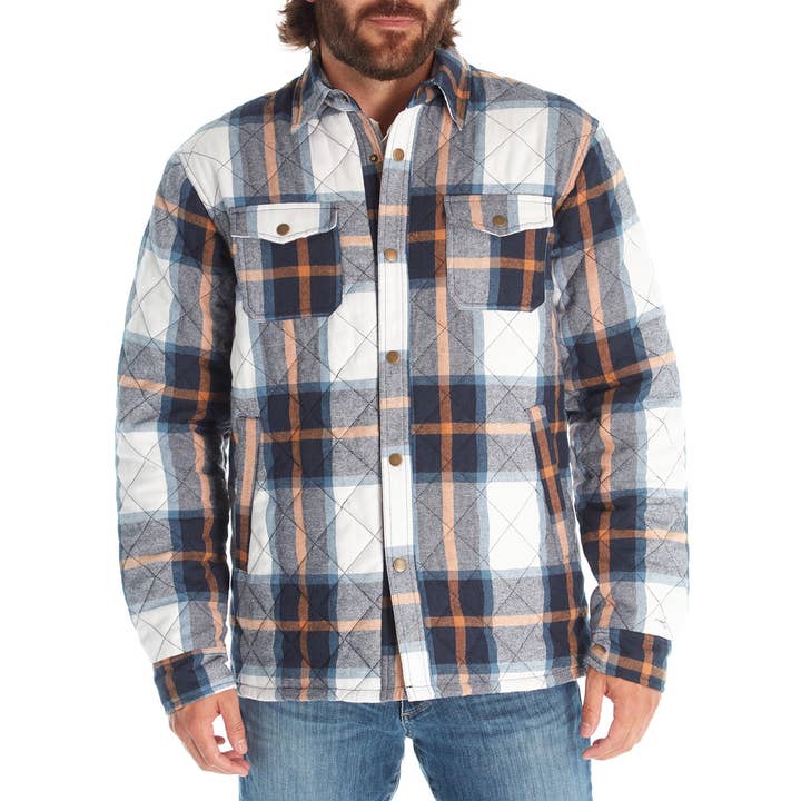 PX - Wholesale Jacket - Men's - Noel Quilted Flannel Jacket
