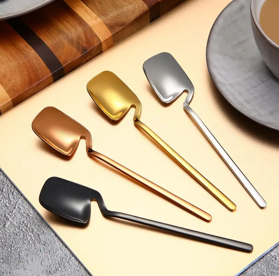 Sostraw & SmartThings - Wholesale Table Spoon (Cutlery) - Hanging Spoon - 5 colors - Tea, coffee or dessert1