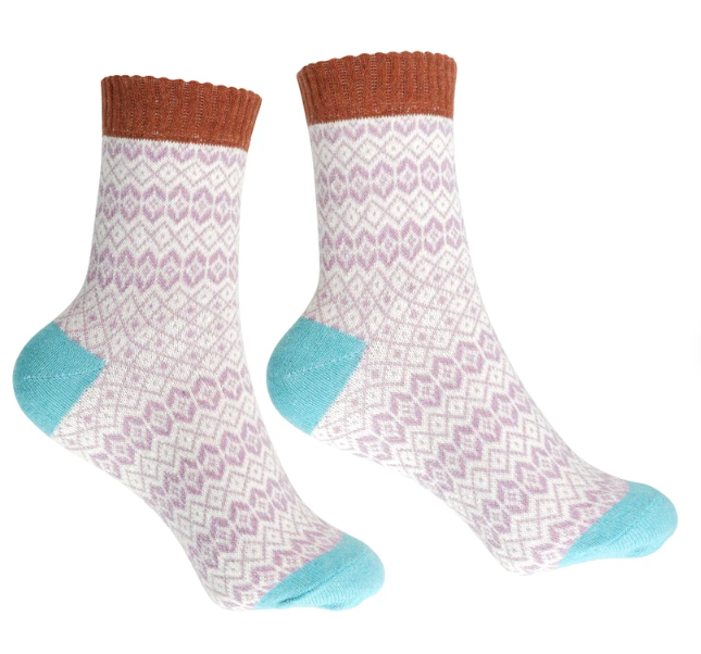 My Wholesale Warehouse - Wholesale Socks - Women's - Generise Pack of 5 Pairs Ladies Thick Wooly Socks23