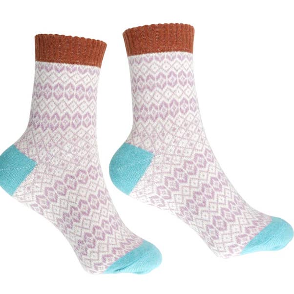 My Wholesale Warehouse - Wholesale Socks - Women's - Generise Pack of 5 Pairs Ladies Thick Wooly Socks24