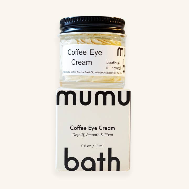 Coffee Eye Cream for wholesale by Mumu Bath