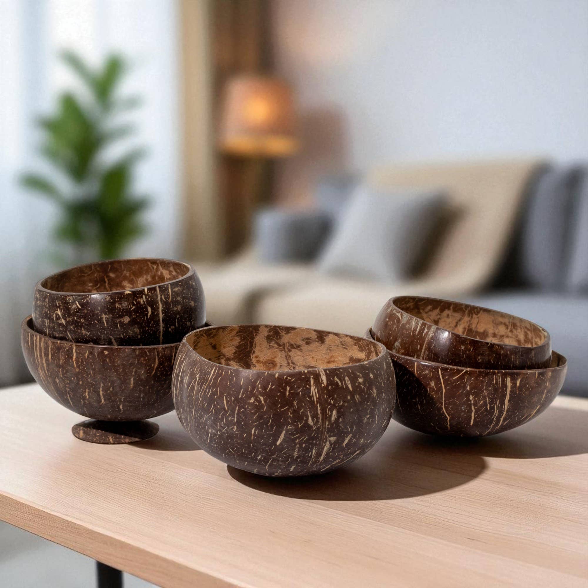 AWGifts Europe - Vendita all'ingrosso Ciotole/Piatti decorativi - Ciotole di cocco naturali all'ingrosso per uso artigianale12