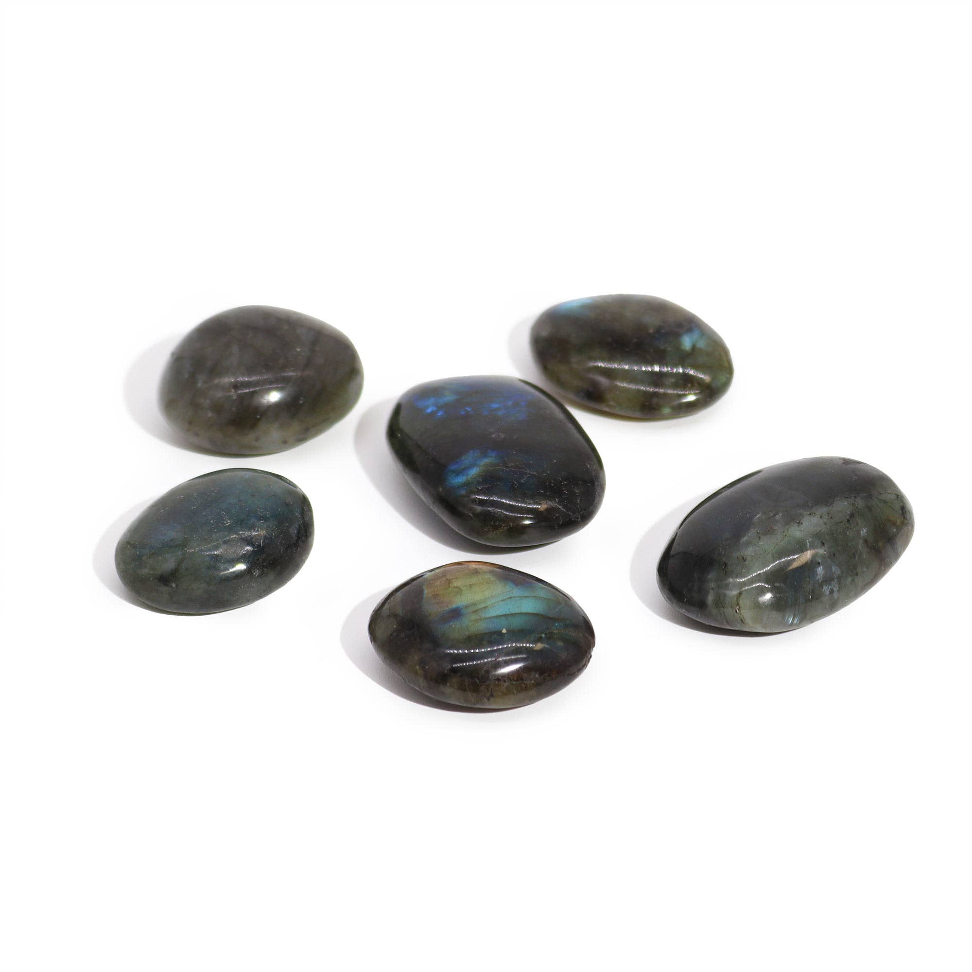 Ancient Wisdom - Wholesale Spiritual Stone/Crystal - Madagascar Labradorite Palm Stones0