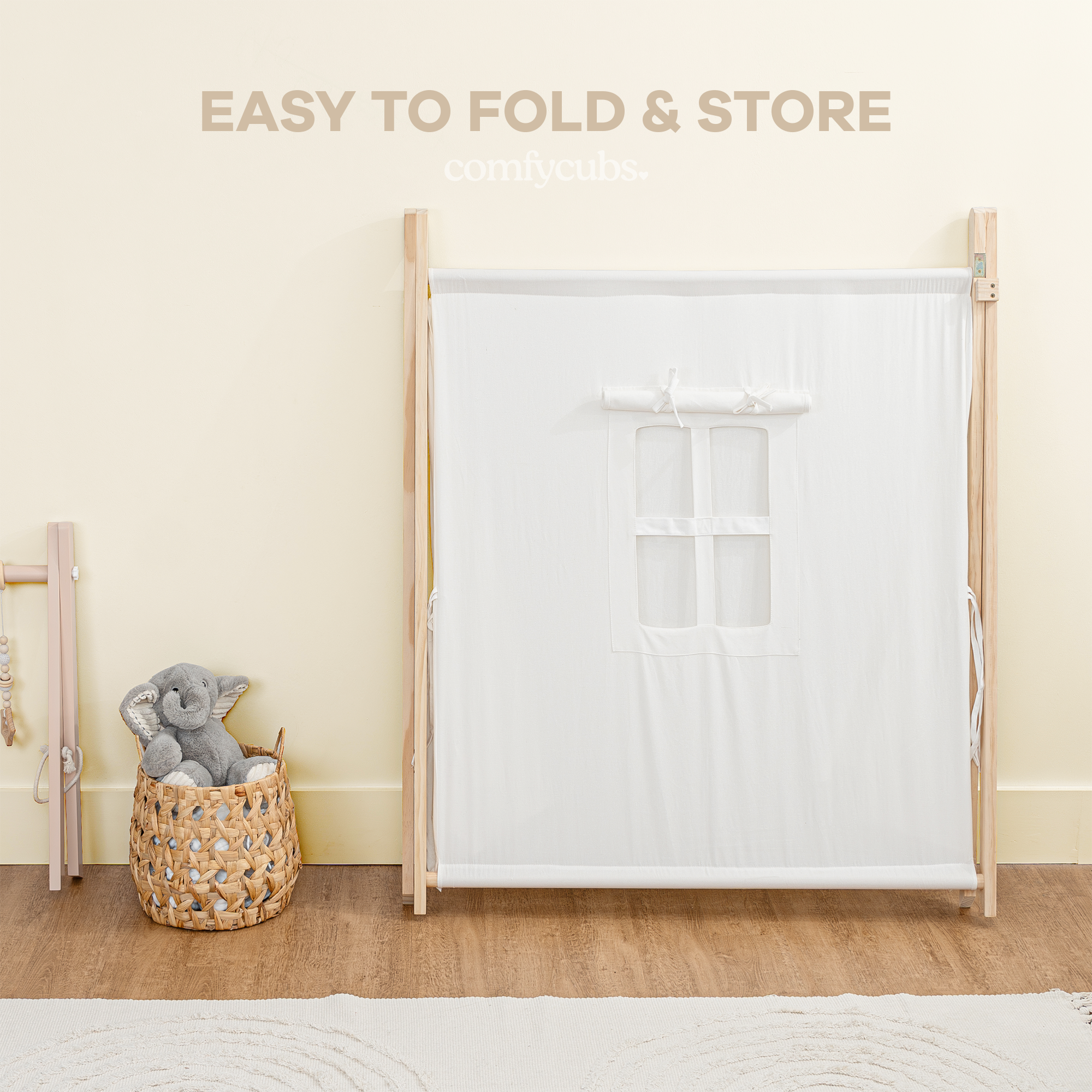 Comfy Cubs – wholesale Tält - Barn – Barnens lektält, inomhus lektält i canvas av Comfy Cubs4