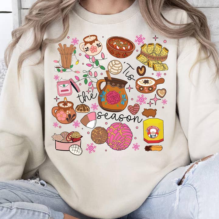 Camiseta de Petiscos Mexicanos da Época, Camisola Festiva Mexicana por atacado de DLT Ecommerce