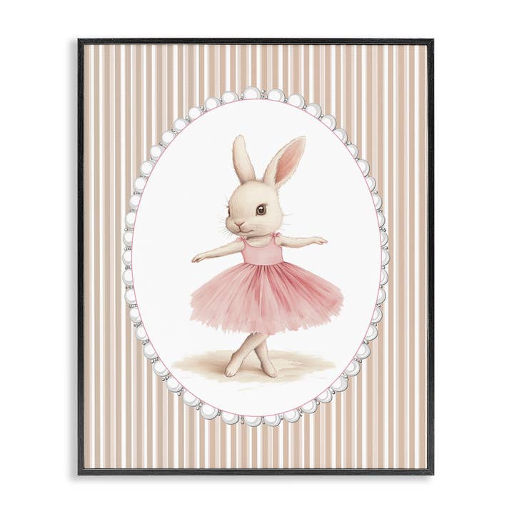 Woodland Dancer Bunny - Framed Wall Art for wholesale by Stupell Industries