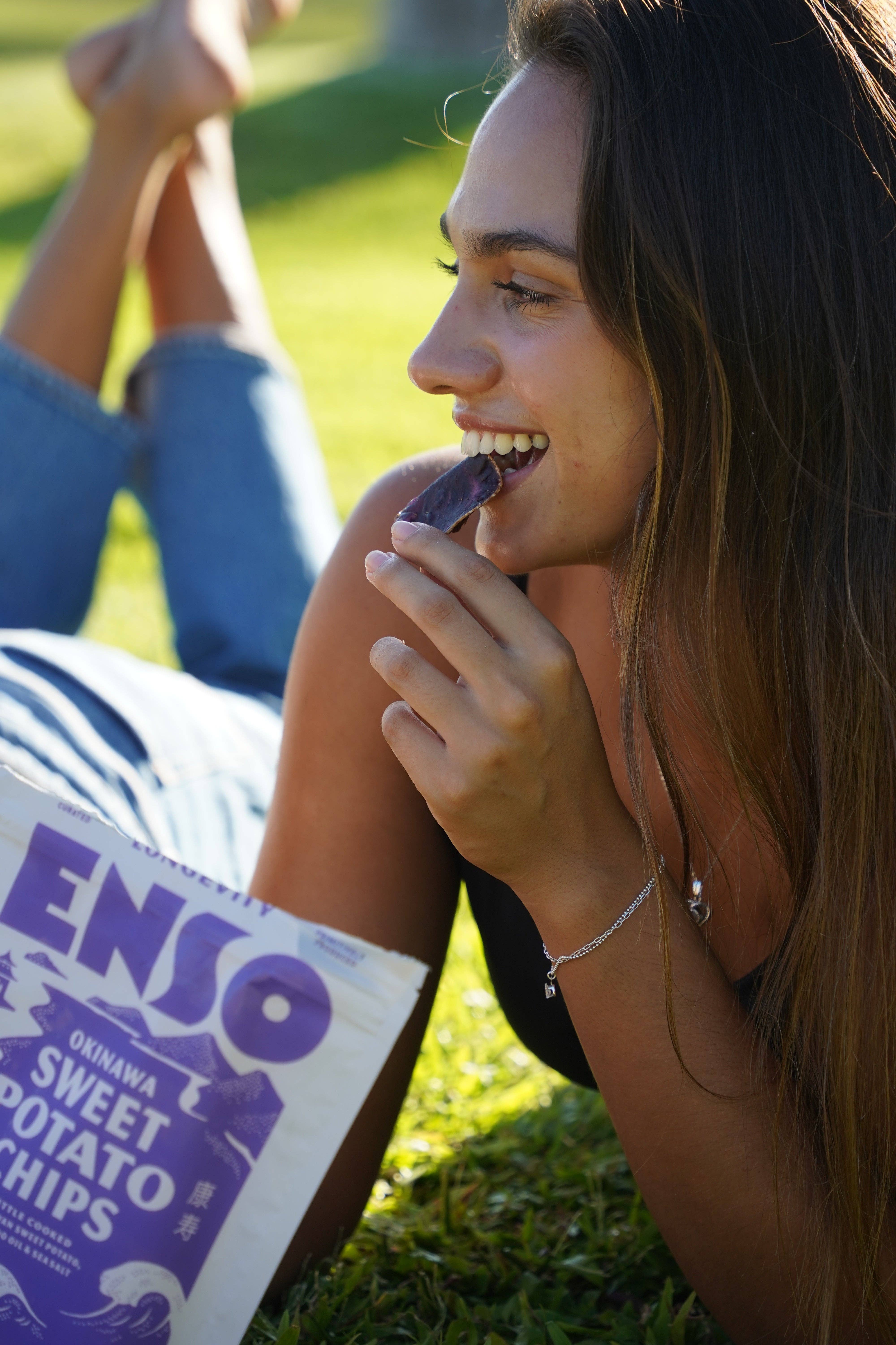 Enso - Wholesale Chips - Okinawan Sweet Potato Chips | Sea Salt2
