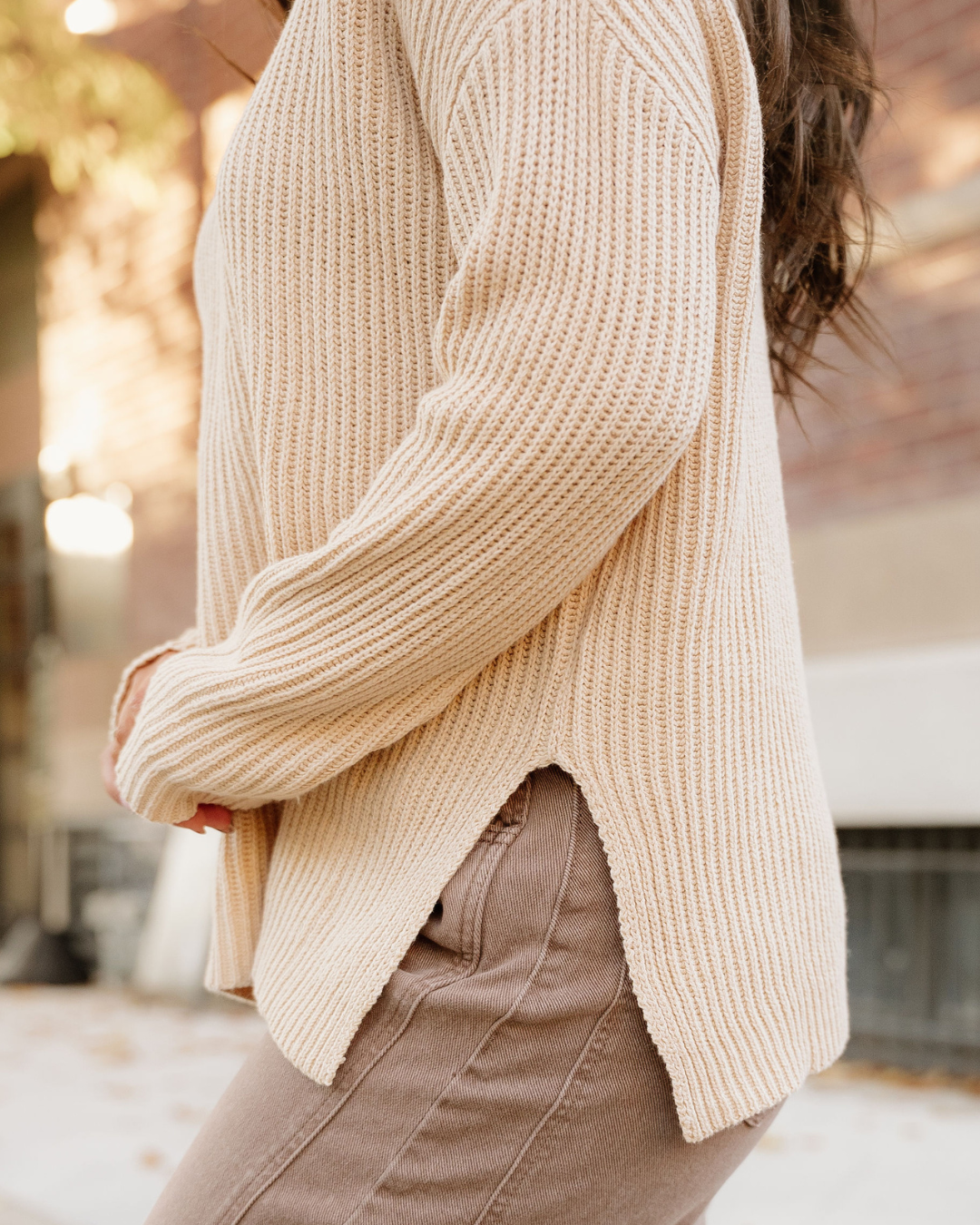 Apricot Lou Oversized Sweater for wholesale on Faire5