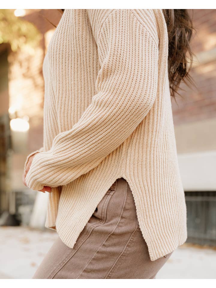 Apricot Lou Oversized Sweater for wholesale on Faire5