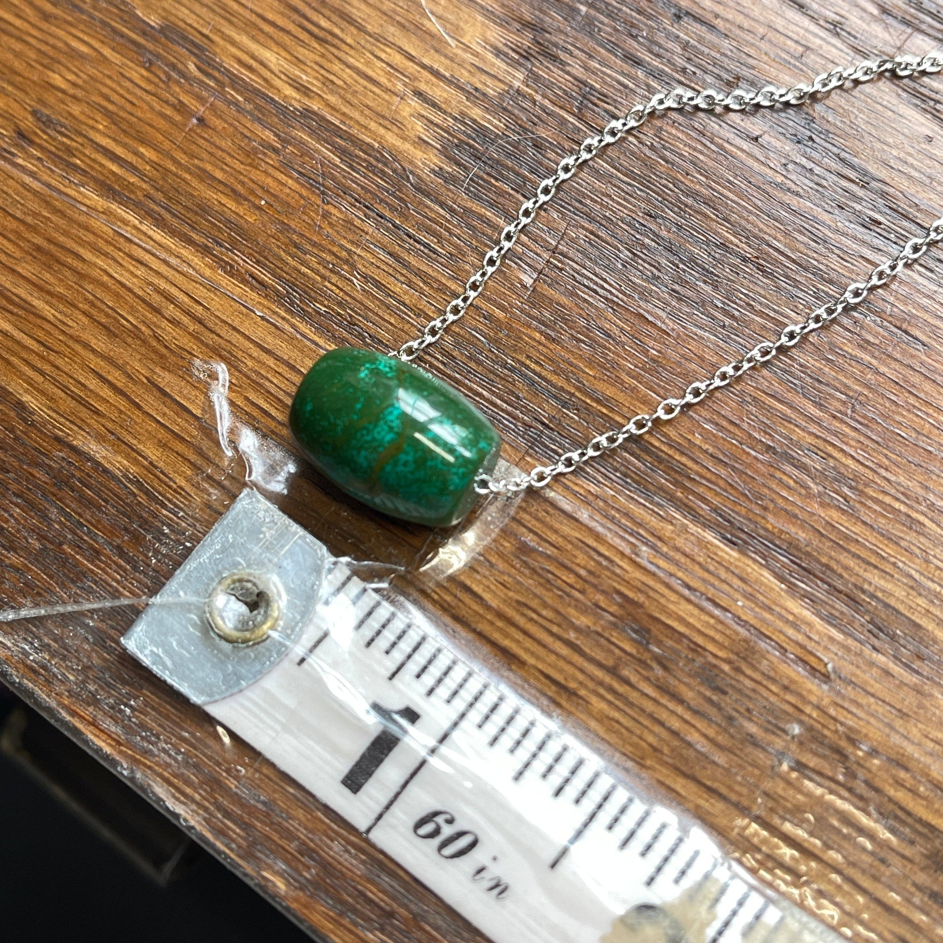 Peace Love Bling - Wholesale Pendant/Charm Necklace - Turquoise Drum Necklace3