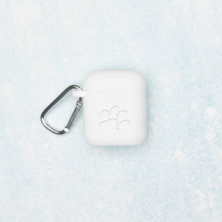 Affinity Bands - Wholesale Earphone/Headphone Case - Unisex - Clemson Tigers Engraved AirPods Case Cover