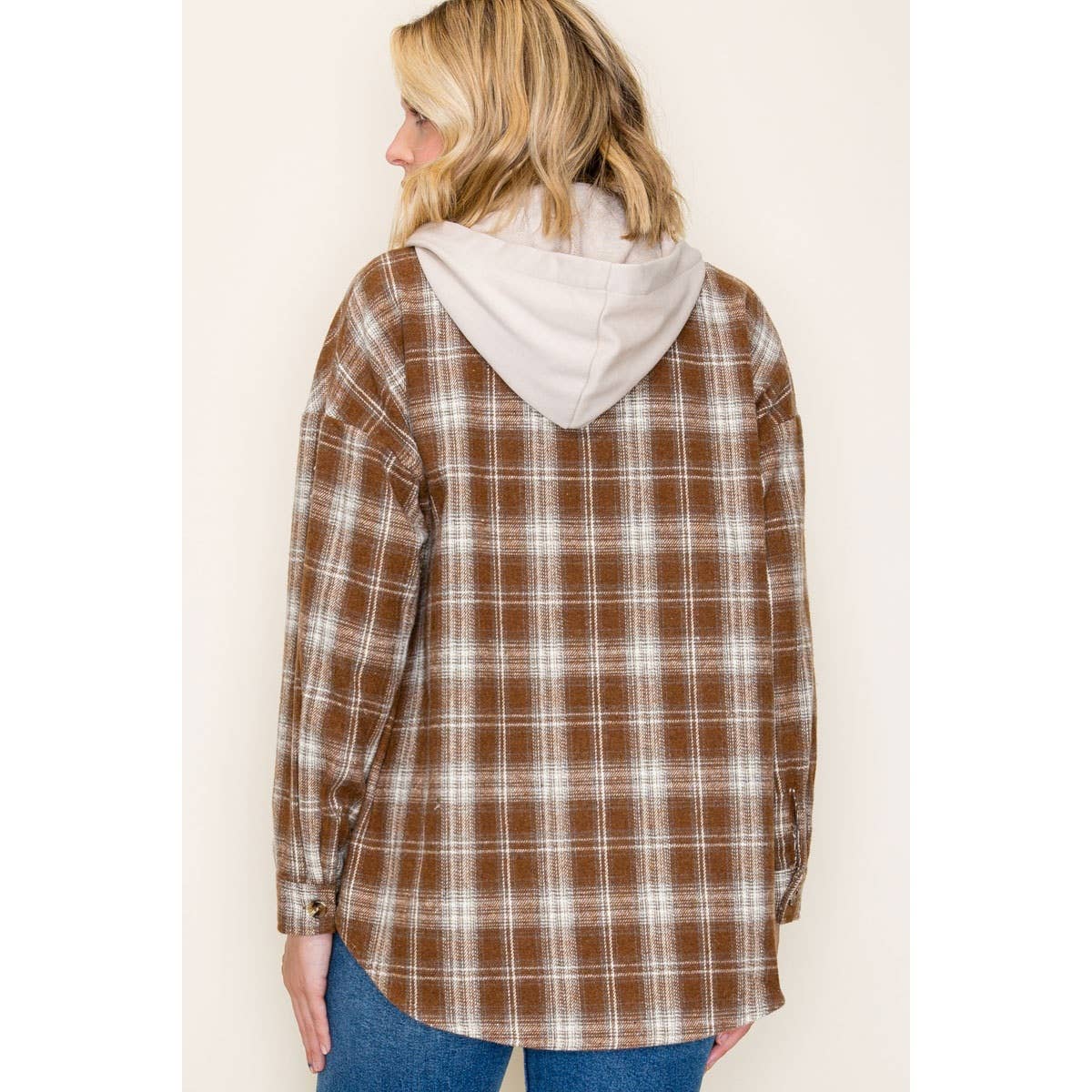 STACCATO - Wholesale Jacket - Women's - TWOFER FRENCH TERRY PLAID JACKET17