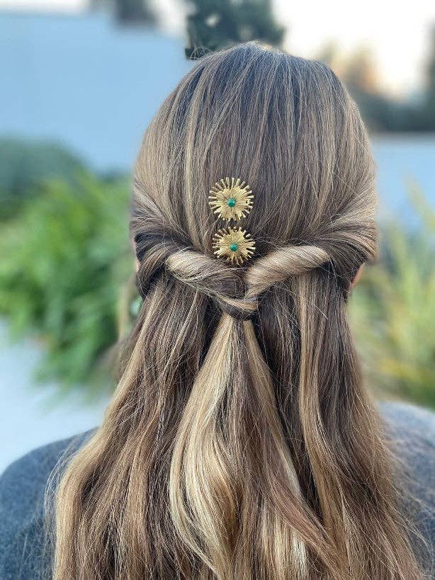 CAPELLINA - Wholesale Hair Pin - JADE FORK0