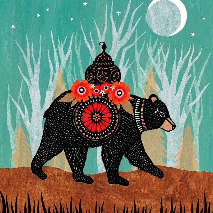 The Altar In Moon's Temple Kunstdruck aus geschliffenem Papier, 40,6 für den Großhandel von Rural Pearl: Cut Paper Art by Angie Pickman