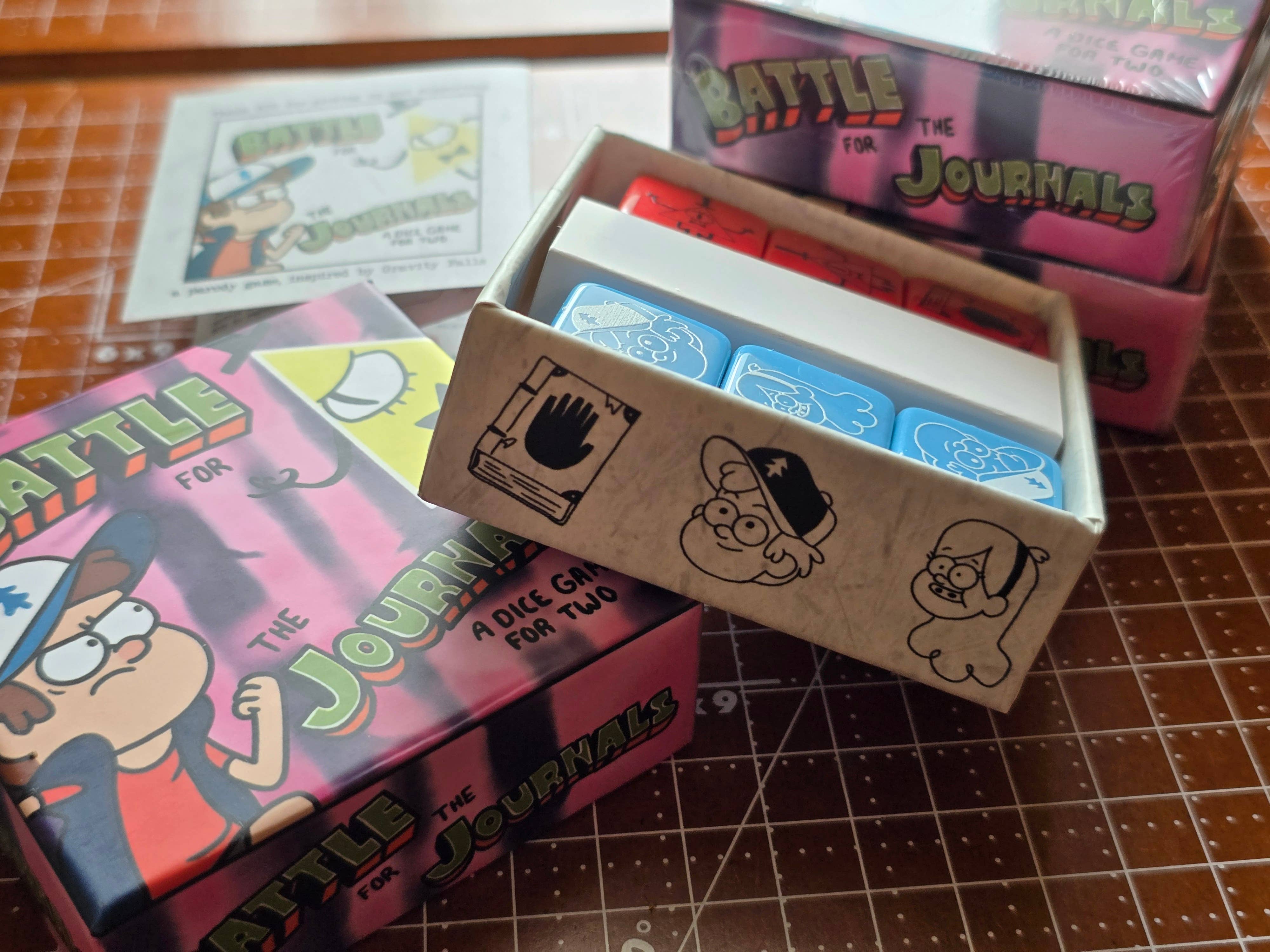 Quarter Press - Wholesale Board Game - Battle for the Journals : A Dice Game for Two 2