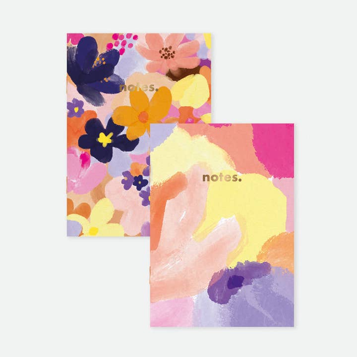 Duo Blomsterhave - Lomme Notesbog A6 DUO for engroshandel hos ALL THE WAYS TO SAY - Europe