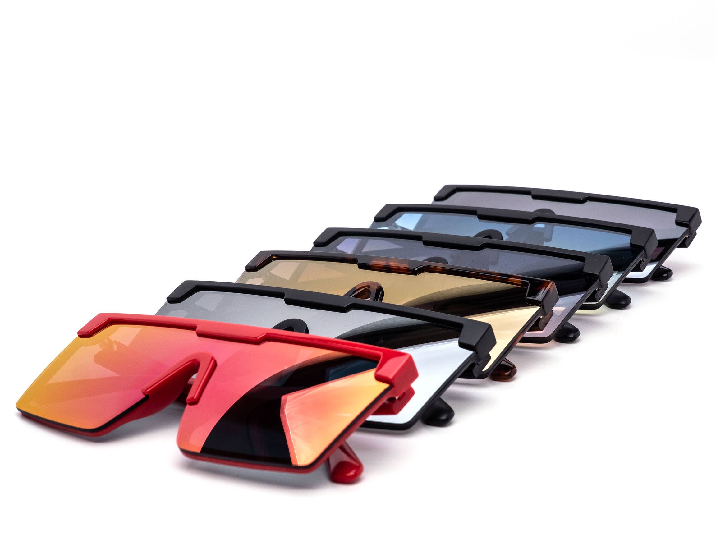 Still Friday - Wholesale Sunglasses - Unisex - Cyberpunk Oversized Shield Sunglasses1