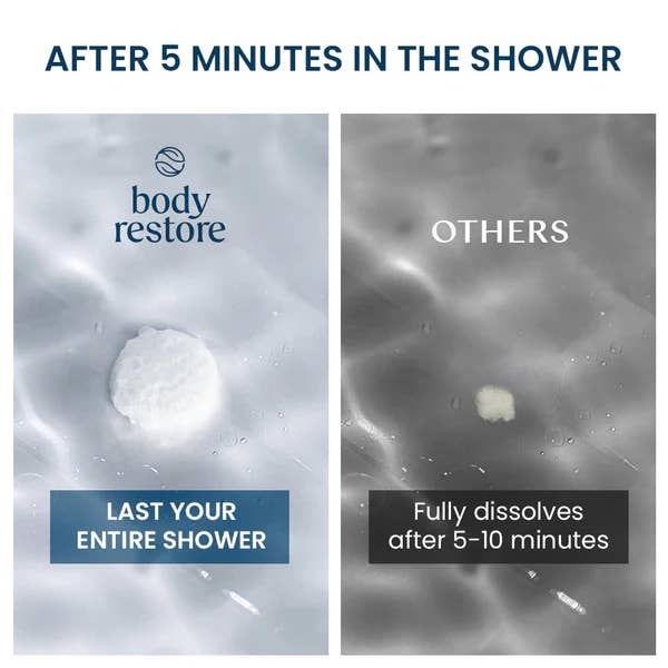 Best Beauty Group - Wholesale Shower Steamer/Bomb - BODY RESTORE Shower Steamer Single Use Bath Bomb Self Care