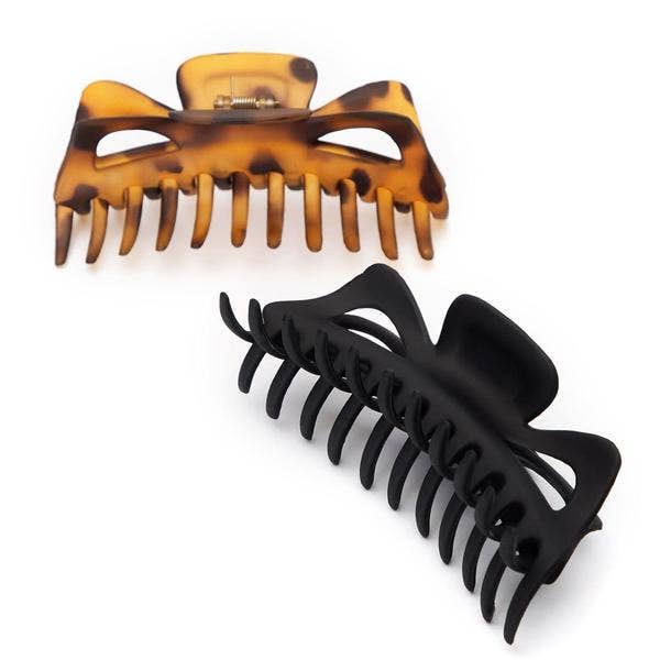 Recycled Plastic Jumbo Classic Claw Clips 2pc