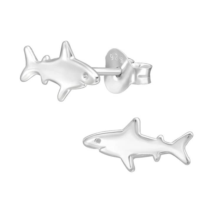 E-58 Shark Earrings for wholesale by Moonrise Jewelry