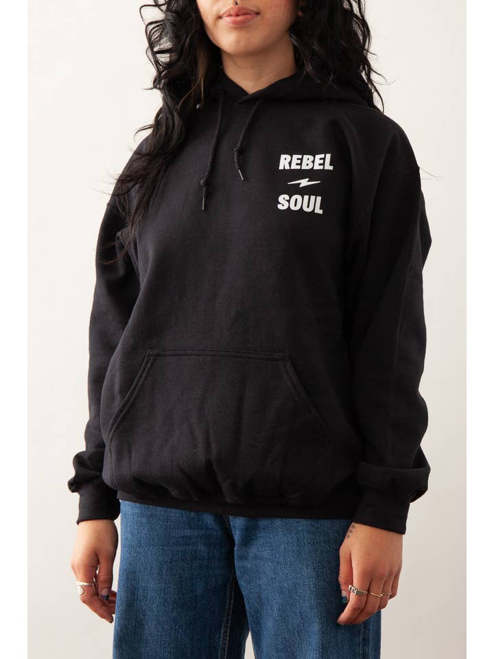 Black Too Much For You Hoodie for wholesale on Faire2