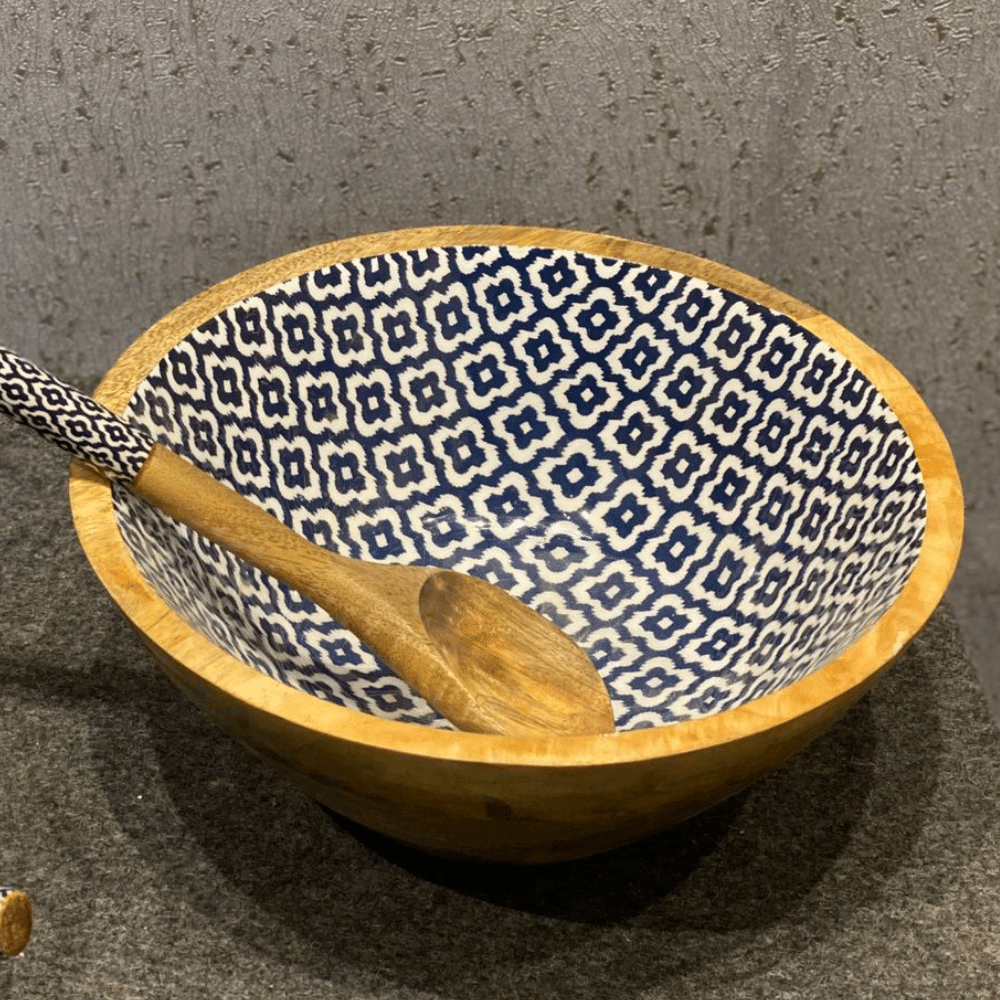 Hartsmede - Wholesale Serve Bowl - Medium Serving Bowl Set With Spoons Stunning Wood Salad Bowl14