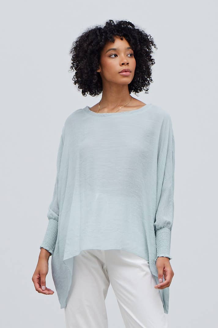 Grade & Gather - Vente Chemisier – femme - 40250PP - BLOUSE À MANCHES SMOCKÉES35