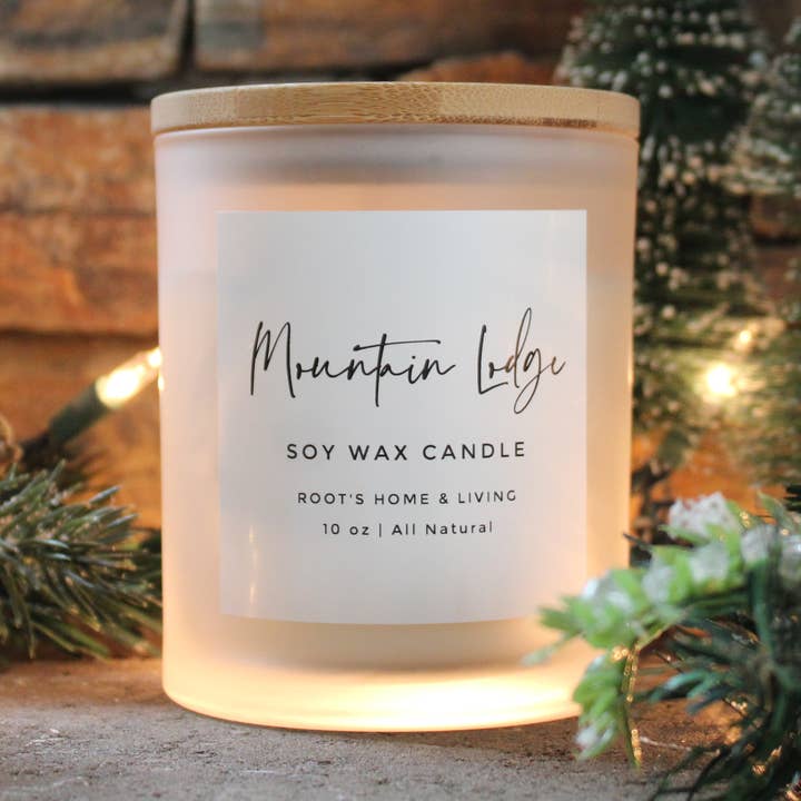 Mountain Lodge Candle for wholesale by Root's Home & Living