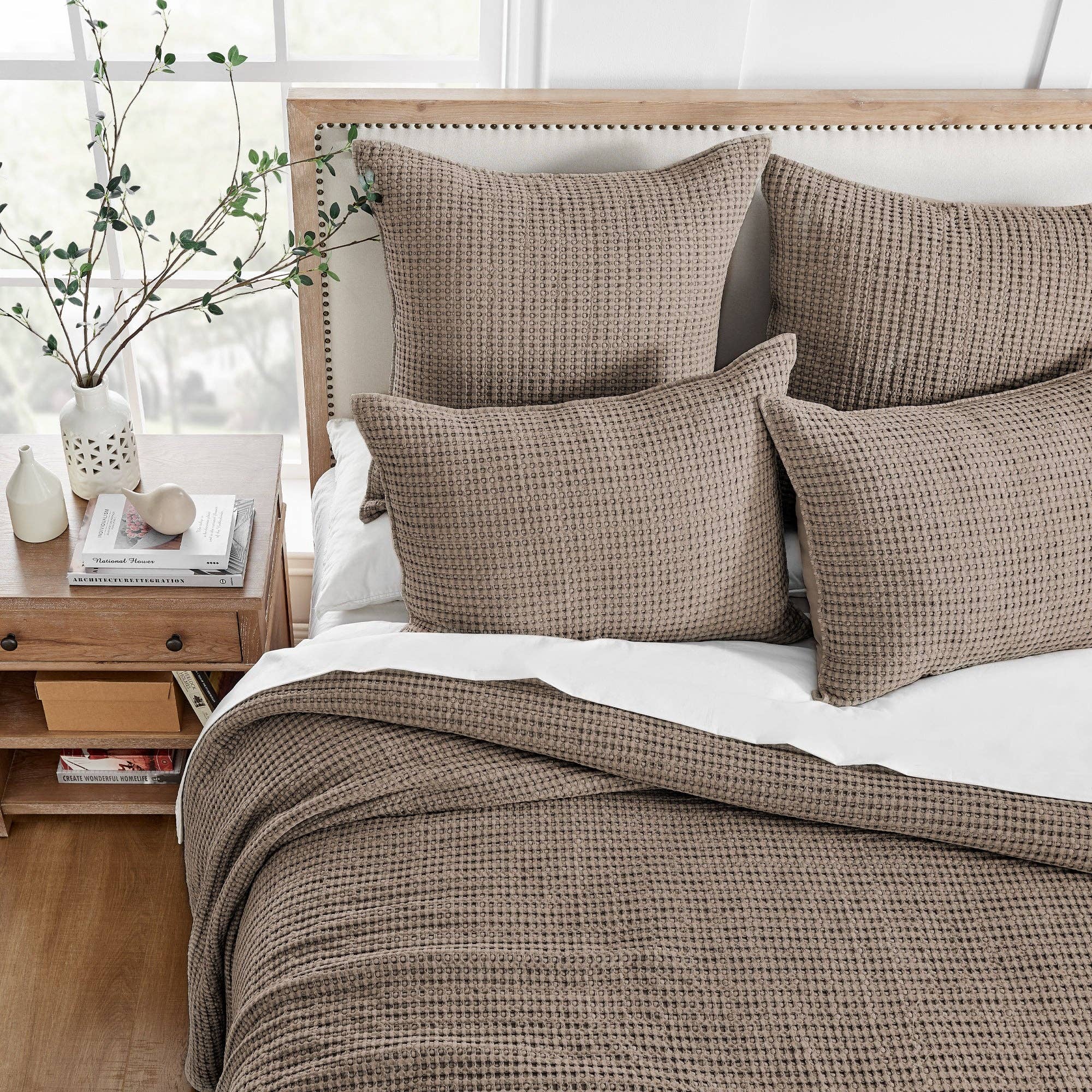 Levtex Home - Vente Parure de lit - Ensemble de couvre-lit Mills Waffle70