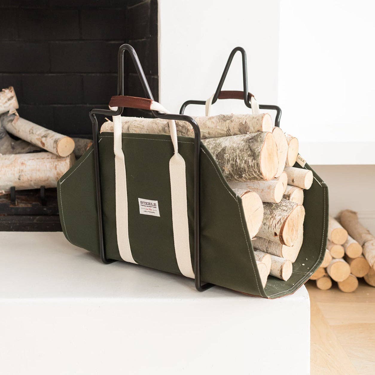 Steele Canvas Basket Corp. - Wholesale Fire Pit - Steele Log Carrier18