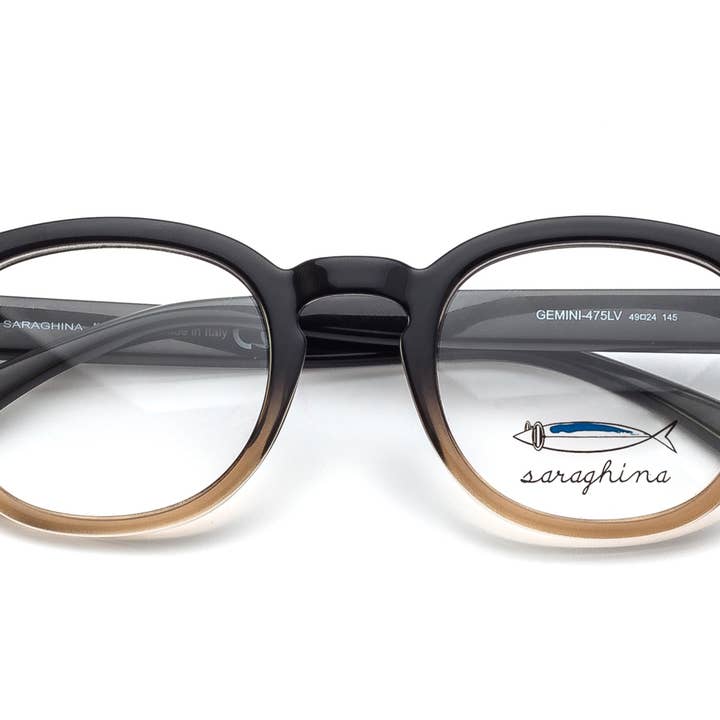 Saraghina GEMINI-477LV glänsande olivfärgade glasögon för wholesale av Saraghina