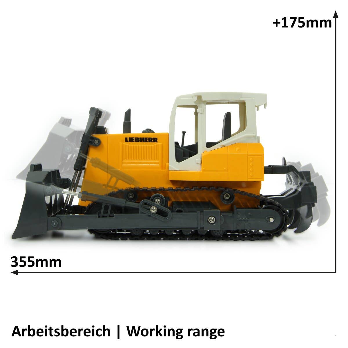mhw24 - Venta al por mayor Coches/camiones de juguete - Niños - Bulldozer Liebherr 1:20 2,4 GHz9