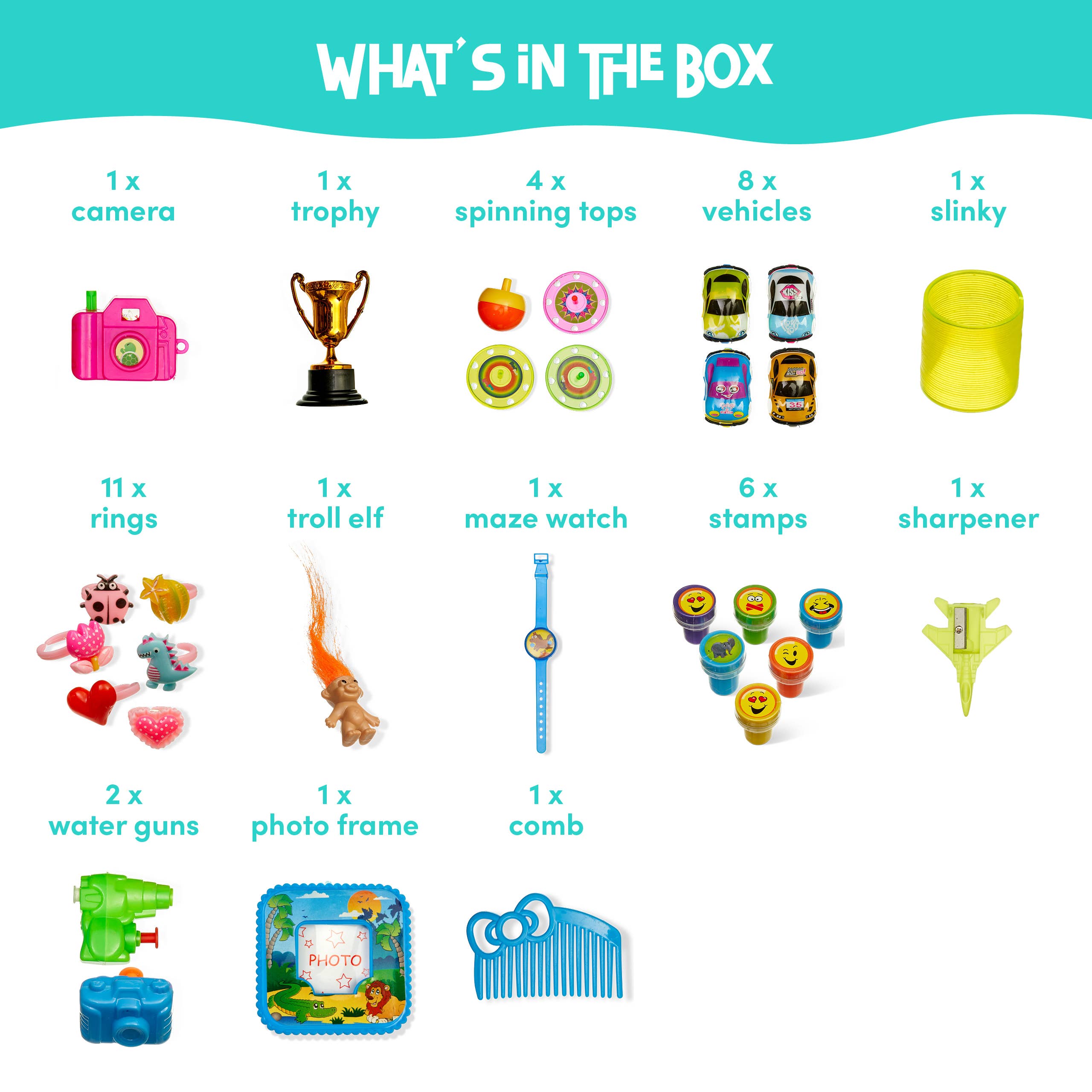 The Twiddlers – wholesale Festgåva – 100 Piece Lucky Dip Box Perfekt för Butiker7