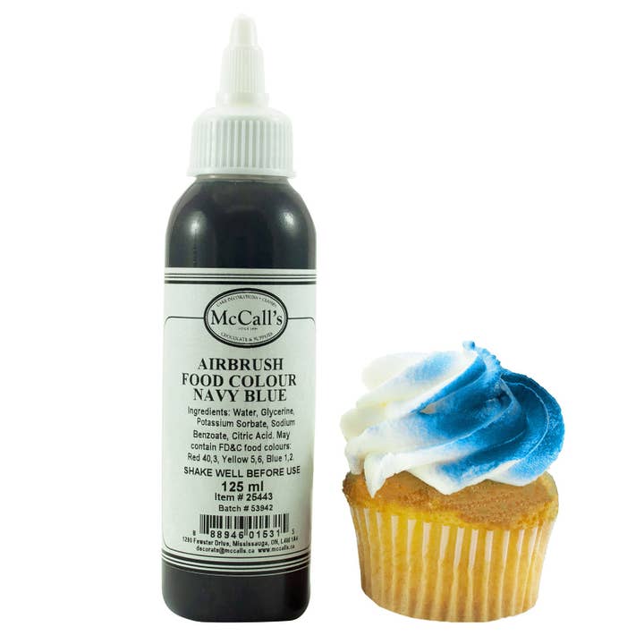 McCall's - Vendita all'ingrosso Kit decorazione torte - COLORE PER AEROGRAFO BLU NAVY 4 oz/125 ml